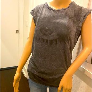 COPY - Pam and Gela sleeveless tee with Eye